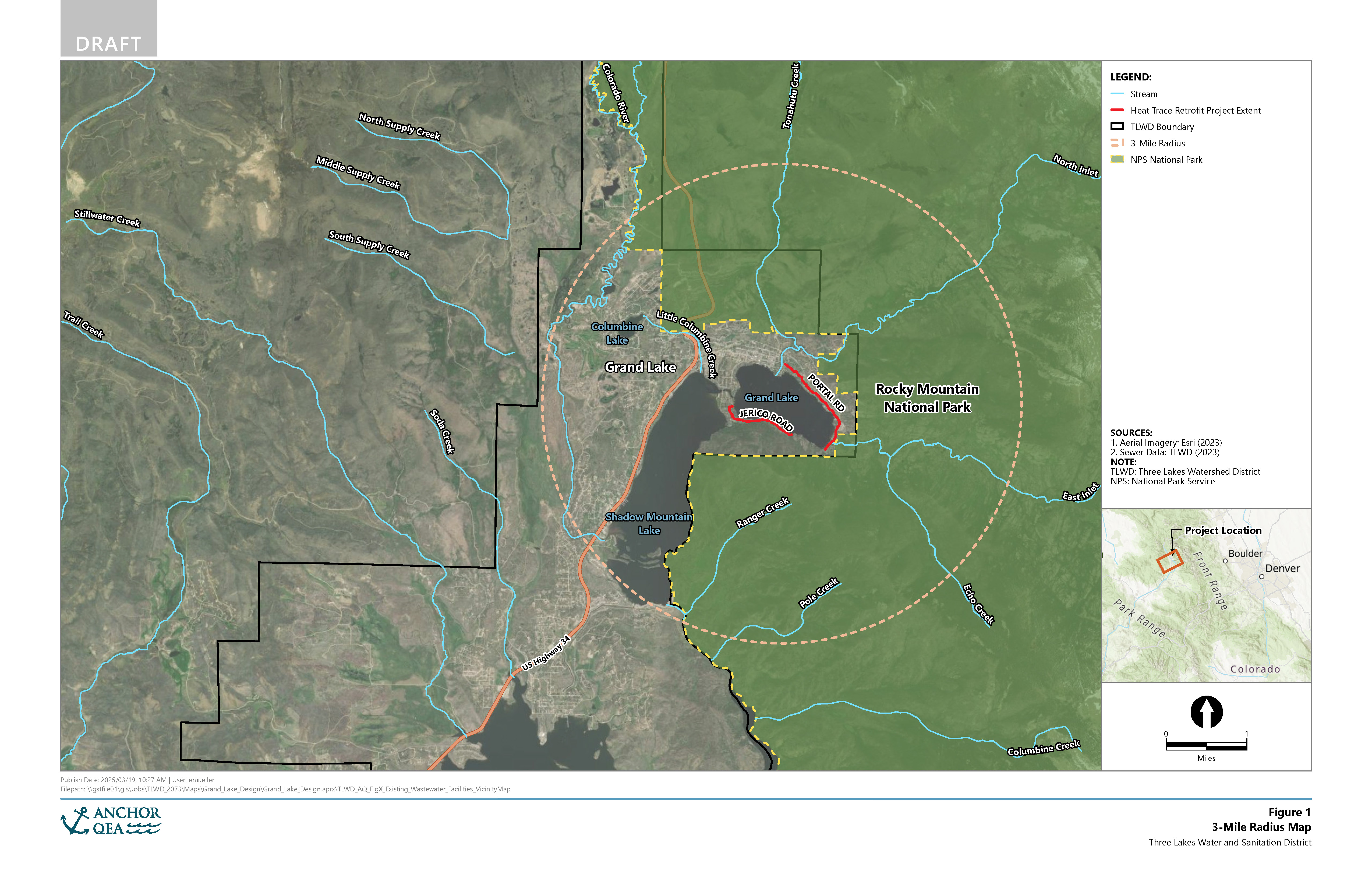 Heat Trace Project Area Map